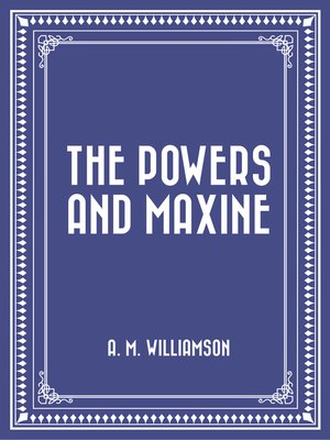 cover image of The Powers and Maxine